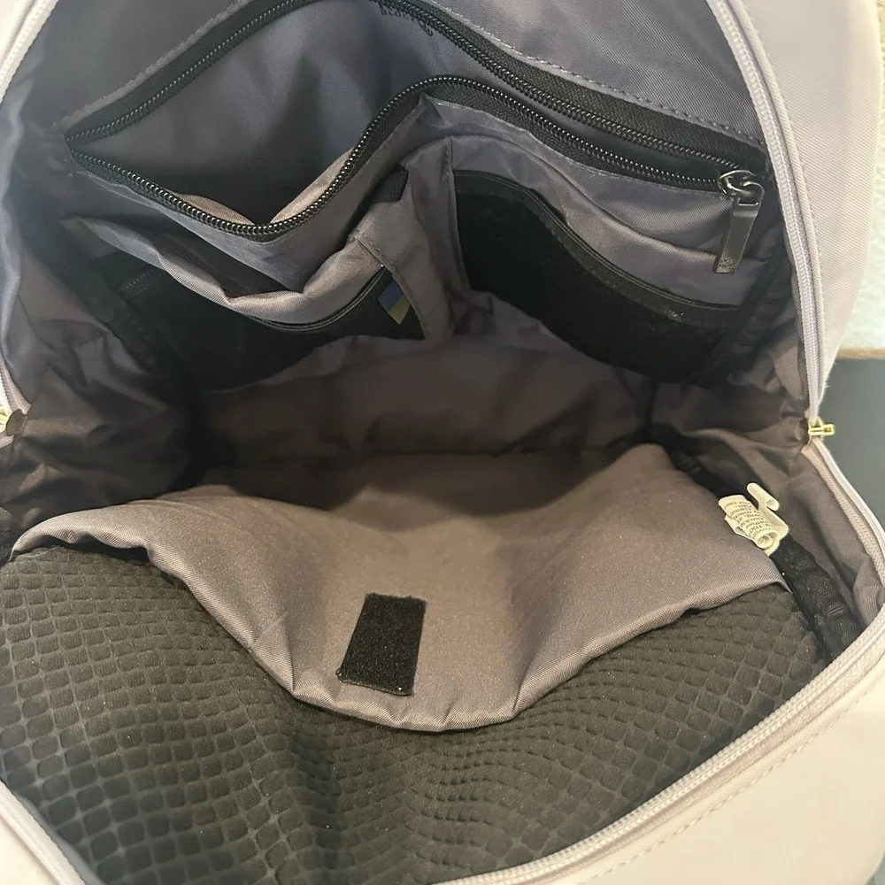 Open Story Commuter Backpack - Padded Laptop Pocket - School Work Travel Purple